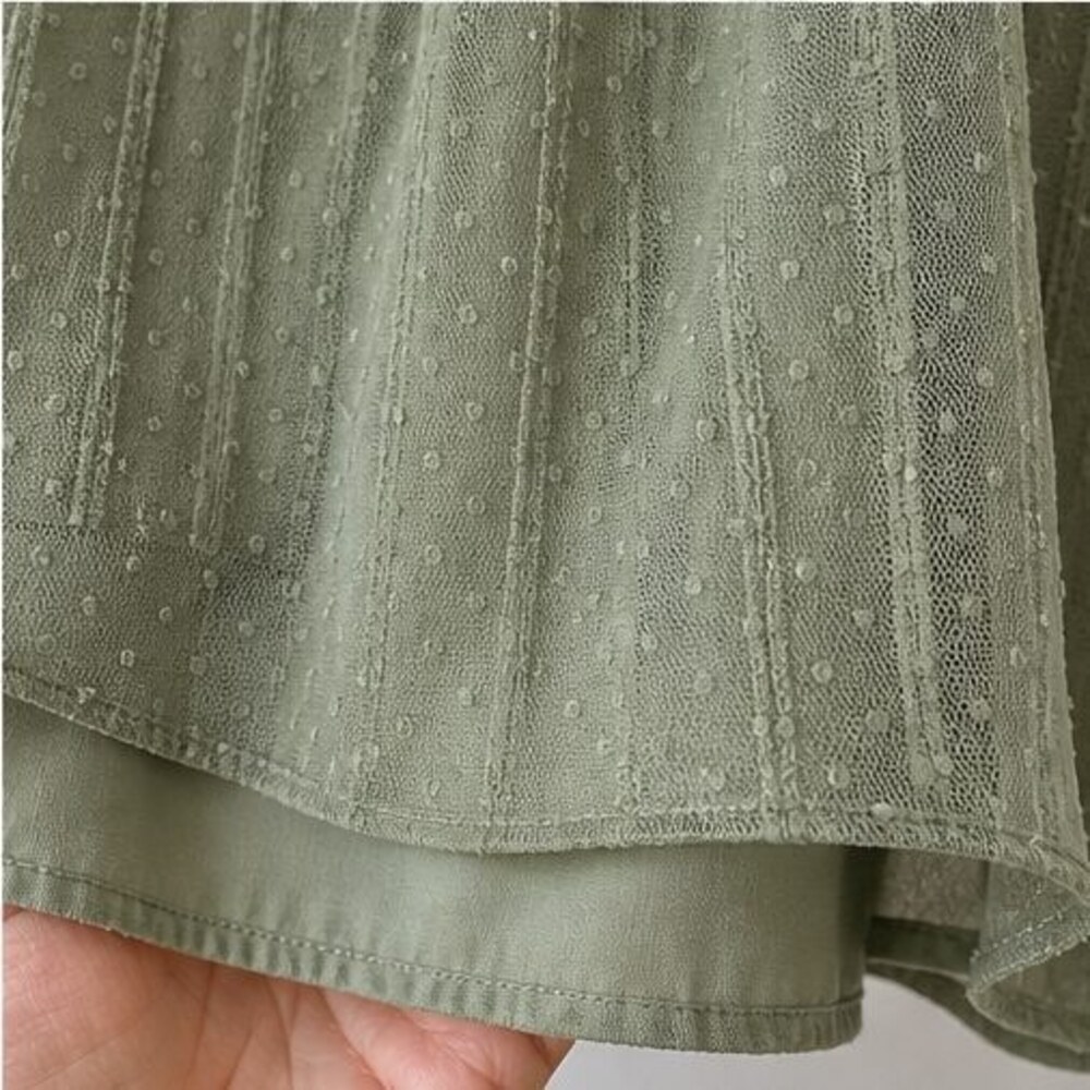 Sage Button Blouse - Picture 6 of 6